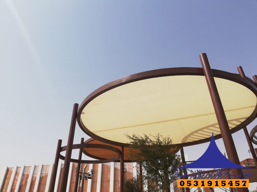 مظلات مواقف سيارات